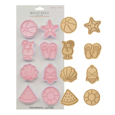 Sütemény és fondant mintázó-strand 8 db/ csomag sütés és főzés