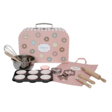  Sütemény sütő készlet, pasztell rózsaszín Jabadabado fajáték