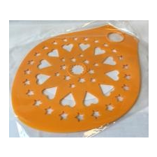  Süteménydíszítő sablon, narancs (4120023) konyhai eszköz
