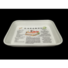 Sütõtál receptes 35*25 cm Lasagne dekor kerámia edény
