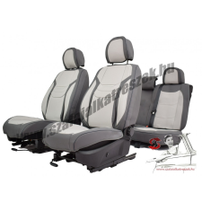 SUZUKI IGNIS MARS PU BŐR MÉRETEZETT ÜLÉSHUZAT SZÜRKE/GRAFIT KOMPLETT GARNITÚRA ülésbetét, üléshuzat