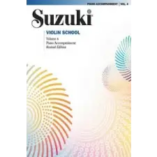  Suzuki Violin School 4 - Piano Acc. (Revised) – Shinichi Suzuki idegen nyelvű könyv