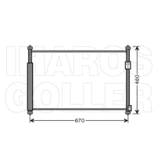  Suzuki Vitara/Grand Vitara 2005.02.01-2009.12.31 Légkondihűtő (0779) autóklíma