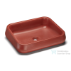 Svis Design mosdó 60 cm PERSEUS BASIC - téglavörös, dekor nélkül, matt lakk UBX.PERSEUS.BC.060.318.00.00.1