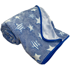 Svitap  Dětská mikroplyšová svítící deka Hvězdy modré 100 × 150 cm (07005-OVECKAH073A) lakástextília