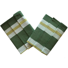 Svitap Sleepwell Extra nedvszívó konyharuha, 50×70 cm, zöld-sárga csíkok, 3 db tisztító- és takarítószer, higiénia