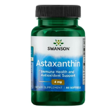Swanson Astaxanthin 4mg 60 lágyzselatin kapszula vitamin és táplálékkiegészítő