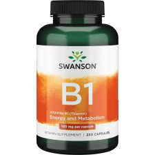Swanson B1 vitamin (tiamin) 100 mg / 250 db kapszula vitamin és táplálékkiegészítő