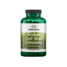Swanson Chlorella alga (törött sejtfalú) 500 mg - 360 db tabletta vitamin és táplálékkiegészítő