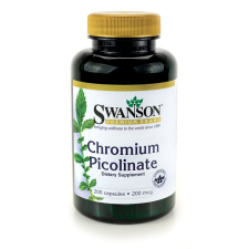 Swanson Chromium Picolinate 200mcg 100 kapszula vitamin és táplálékkiegészítő