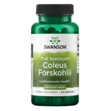 Swanson Coleus Forshkolii 400mg kapszula 60db vitamin és táplálékkiegészítő