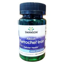 Swanson Ferrochel Iron kapszula 180db vitamin és táplálékkiegészítő