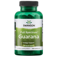 Swanson Guarana 500 mg 100 kapszula vitamin és táplálékkiegészítő