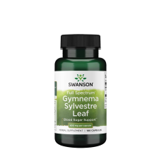 Swanson Gymnema Sylvestre Leaf - Egészséges Anyagcserét Támogató Kapszula (100 Kapszula) reform élelmiszer