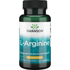 Swanson L-Arginine 500mg 100 kapszula vitamin és táplálékkiegészítő