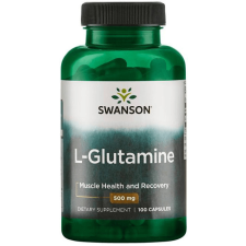 Swanson L-Glutamine 500mg 100 kapszula vitamin és táplálékkiegészítő