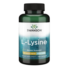 Swanson L-Lysine (Lizin) 500mg Free Form 100 kapszula vitamin és táplálékkiegészítő