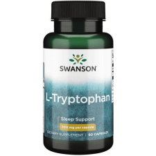 Swanson L-Tryptophan 500mg 60 kapszula (az 5HTP előanyaga) vitamin és táplálékkiegészítő