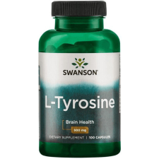 Swanson L-Tyrosyne 500mg 100 kapszula vitamin és táplálékkiegészítő