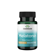 Swanson Melatonin (120 Kapszula) vitamin és táplálékkiegészítő