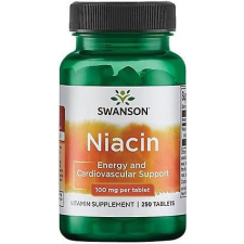 Swanson Niacin 100mg 250 tabletta vitamin és táplálékkiegészítő