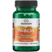 Swanson Niacin B3 vitamin 100mg 250 tabletta  vitamin és táplálékkiegészítő