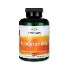  Swanson Niacinamid 500mg 250 kapszula B3 vitamin vitamin és táplálékkiegészítő