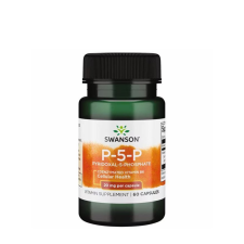 Swanson P-5-P 20 mg - Aktív B-6 Formula (60 Kapszula) vitamin és táplálékkiegészítő