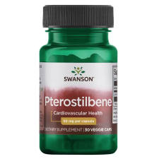 Swanson Pterostilben - 50 mg, 30 gyógynövényes kapszula vitamin és táplálékkiegészítő