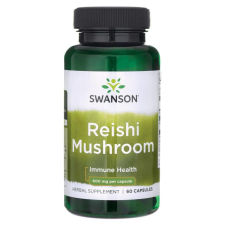 Swanson REISHI MUSHROOM (Reishi Ganoderma gomba) 600 mg 60 db vitamin és táplálékkiegészítő