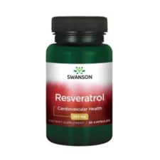 Swanson Resveratrol 250 mg, 30 kapszula, antioxidáns támogatás vitamin és táplálékkiegészítő