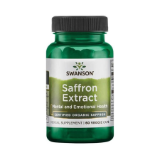 Swanson SAFFRON (Sáfrány kivonat) 30 mg - 60 db növényi kapszula vitamin és táplálékkiegészítő
