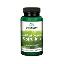 Swanson Spirulina alga 180 tabtetta Organikus vitamin és táplálékkiegészítő