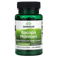 Swanson Swanson Bacopa Monnieri 50mg 90 kapszula (10:1 kivonat) vitamin és táplálékkiegészítő