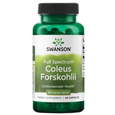 Swanson Swanson Coleus Forskohlii 400mg 60 kapszula (Indiai csalángyökér kivonat) vitamin és táplálékkiegészítő