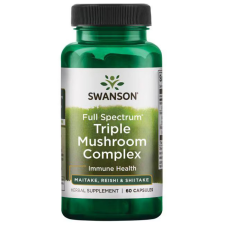Swanson Swanson Triple Mushroom Complex 60 kapszula Maitake, Reishi, Shiitake vitamin és táplálékkiegészítő