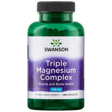 Swanson Triple Magnesium Complex 400mg 100 kapszula vitamin és táplálékkiegészítő