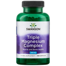  Swanson Triple Magnesium Complex 400mg 100 kapszula vitamin és táplálékkiegészítő