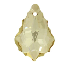 Swarovski Baroque Pendant- Swarovski medál - Golden Shadow-borostyán medál