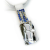Swarovski Swarovski Kristály Nyaklánc - Fehér-Kék - Bőr