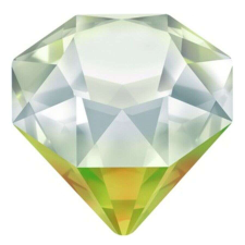 Swarovski Tilted Chaton Fancy Stone- Swarovski medál - Crystal Tabac 2 VZ medál