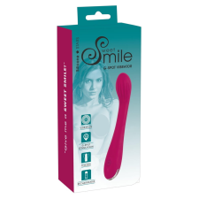 Sweet Smile SMILE G-spot - akkus, bordázott G-pont vibrátor (lila) vibrátorok