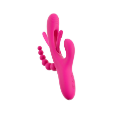 Sweet Smile SMILE - tripla karos, nyelves vibrátor (pink) vibrátorok