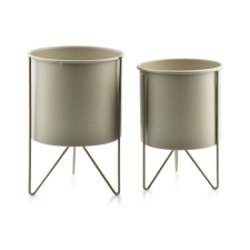 SWEN BEIGE 2 darabos tok szett 18xh26cm/16xh23cm kerti tárolás