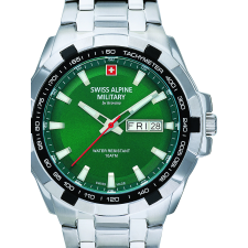 Swiss Alpine Military 7043.1134 Day-Date 42mm 10ATM, férfi karóra