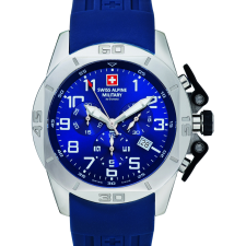 Swiss Alpine Military 7063.9835 Chronograph Mens Watch 45mm 10ATM, karóra