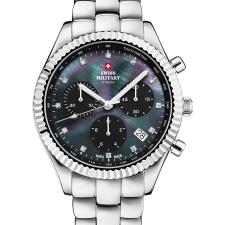 Swiss Military SM30207.01 Elegant Chronograph Ladies Watch 38mm 5ATM, karóra