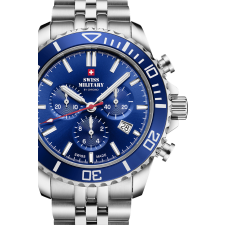Swiss Military SM34103.02 Mens Watch Sport Chronograph 43mm 10ATM, férfi karóra