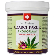 SwissMedicus Sátánkarmok Gél kenderrel, 250 ml gyógyhatású készítmény