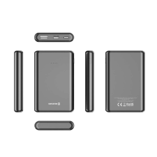 Swissten 5000 mAh power bank, Power Line, 10W, fekete power bank